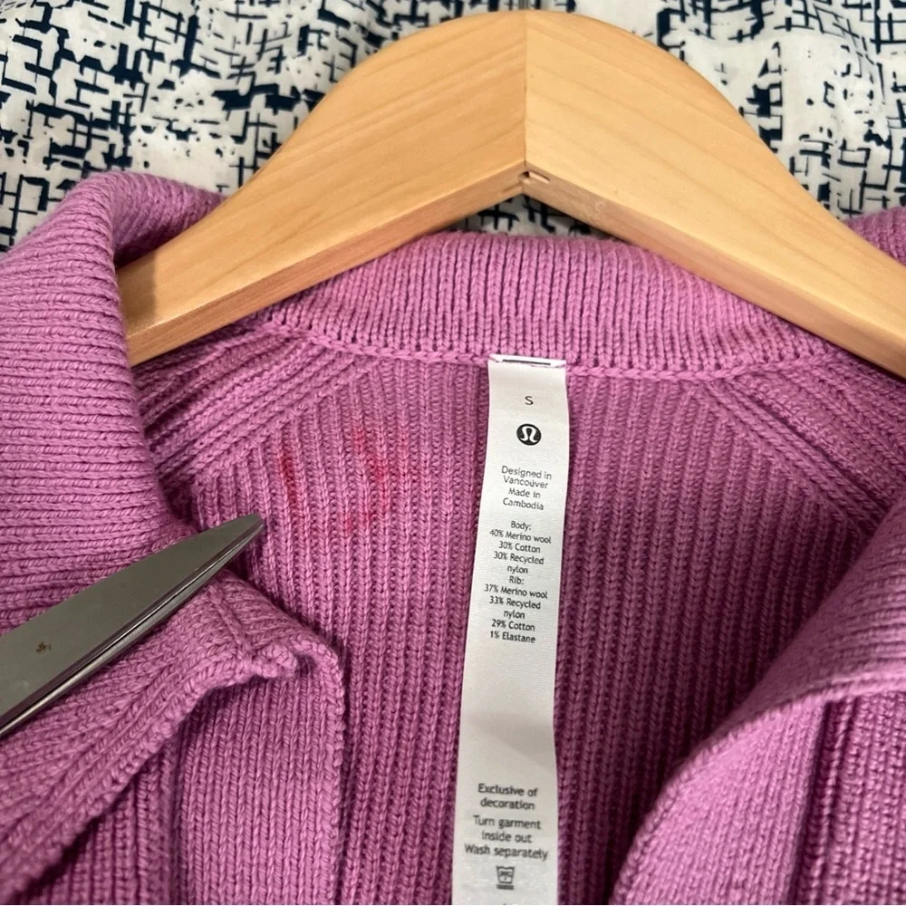Lululemon Collared Merino Wool-Blend Sweater